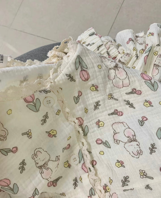 Cute Rabbit PJ set