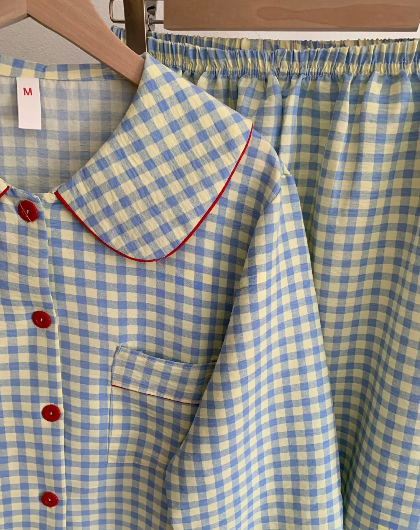Green Ghingham PJ set
