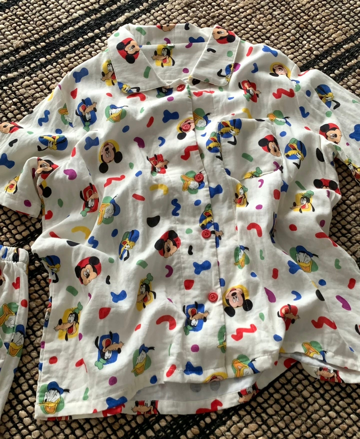 Cotton Midnight mickeys PJ set