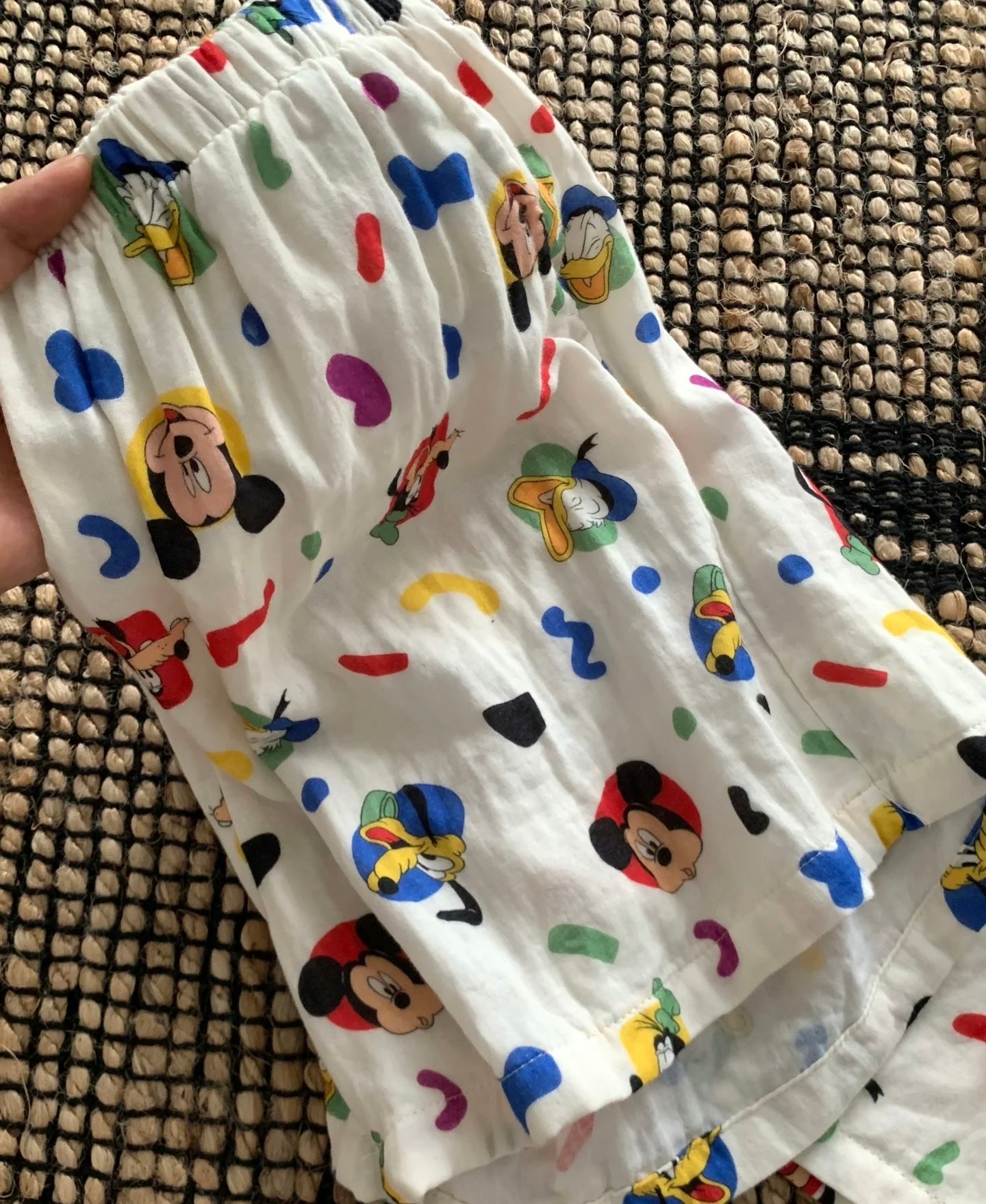 Cotton Midnight mickeys PJ set
